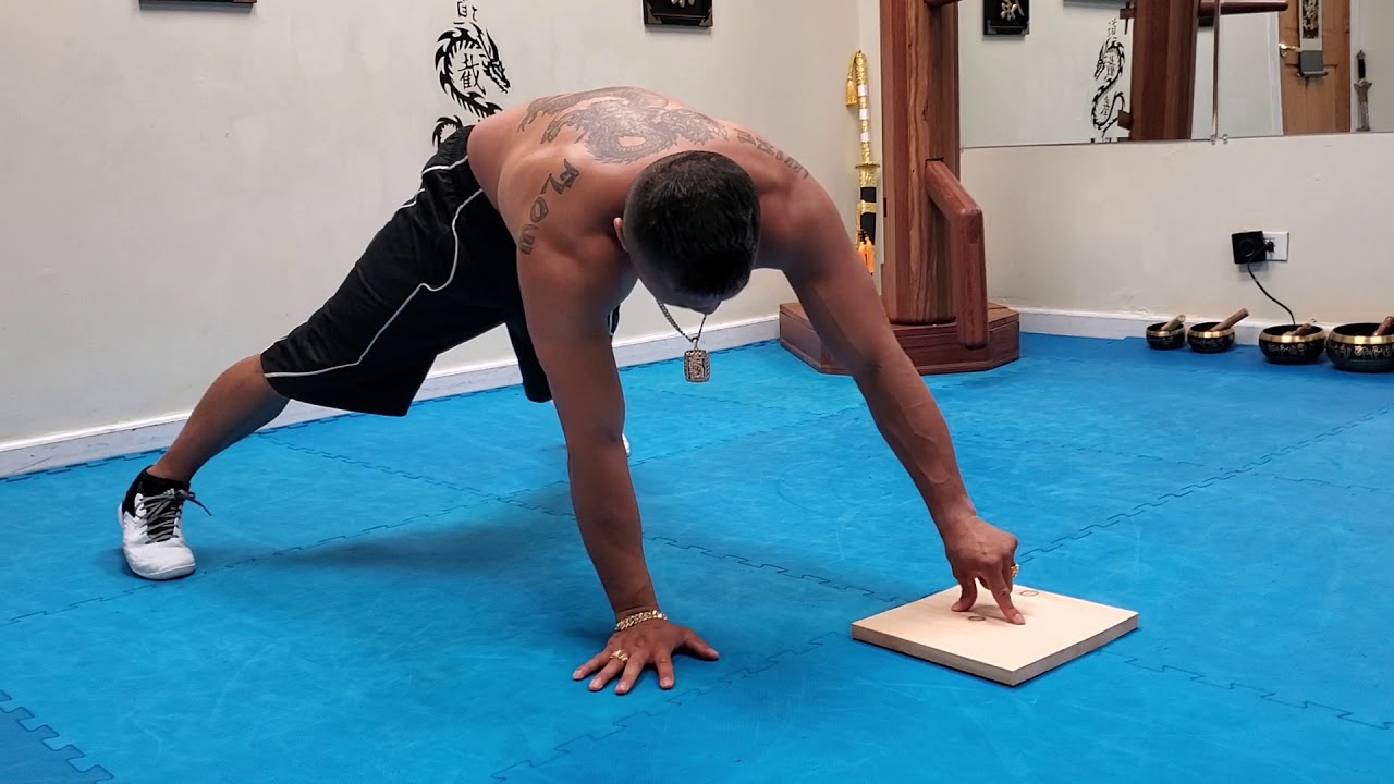 How to do a 2 Finger Pushup Kung Fu Fitness Training YouTube