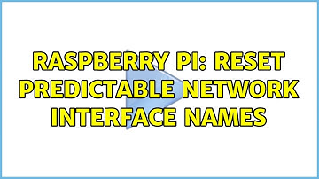 Raspberry Pi: Reset predictable Network Interface Names (2 Solutions!!)