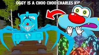 Oggy Became Choo Choo Charles Kid..ft Oggy