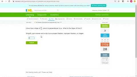 IXL E5: Slopes of Parallel and Perpendicular Lines (Geometry)
