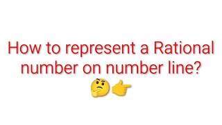 Representing rational number on numberline #conceptualmaths#rationalnumbers #cbsemaths #class9maths