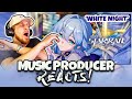 Music producer reacts to white night  honkai star rail 