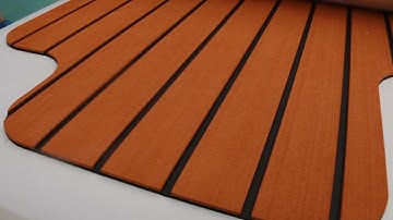 Island Inflatable Floating Dock Drop Stitch Water Wood Grain SCT