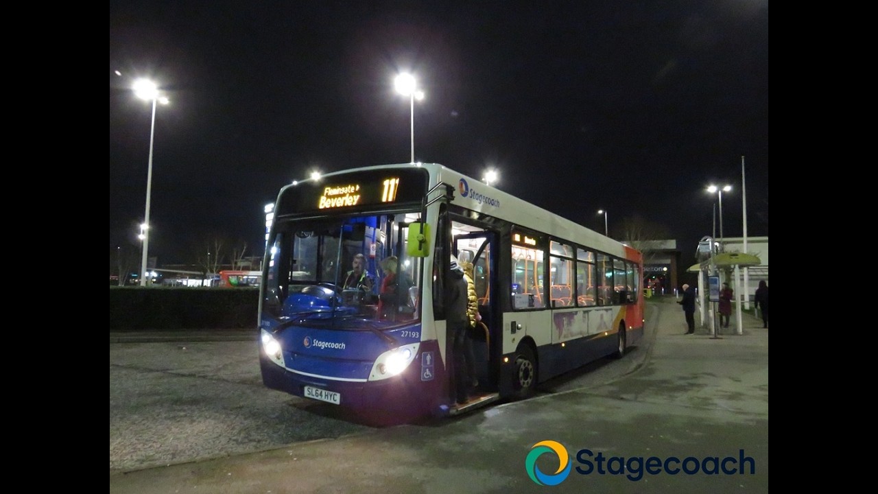 [Some Thrash] Stagecoach East Midlands 27193 SL64 HYC on 111 to Beverley 2026-01-25