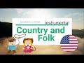 Country and Folk. Música ESTADOS UNIDOS. Instrumental. Música tradicional. U.S. country Music.