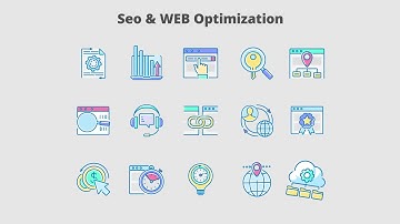 Seo Optimization - Filled Outline Animated Icons