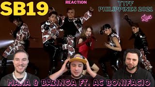 SB19 | REACTION | Mana & Bazinga ft. AC Bonifacio | YTFF Philippines 2021
