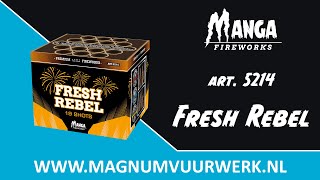 Art. 5214 Fresh Rebel Manga Magnum Fireworks Vuurwerk