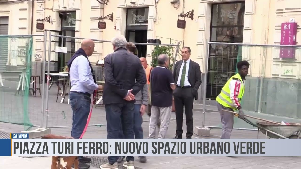 Catania. Piazza Turi Ferro: nuovo spazio urbano verde