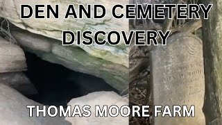 DEN AND CEMETERY DISCOVERY AT MY FILMING OF THE MOORE FAMILY DIG - BEHIND THE SCENES by AHD - Appalachian History Detectives 2,627 views 6 months ago 8 minutes, 50 seconds