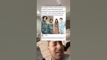 During Dune filming in 2020, Zendaya and Timothée Chalamet bonded instantly, spending off-hours