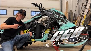 How to install GGB Exhaust on skidoo Gen 5 turbo