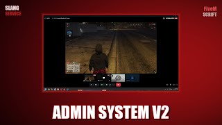Slang-Service Admin System V2 Fivem Update ESX