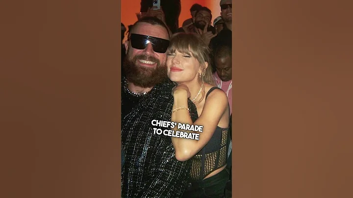 Travis Kelce defends Taylor Swift at Chiefs Super Bowl parade ❤️ #shorts #taylorswift #nfl