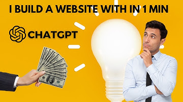 I Created A Ecommerce Website With the help of CHATGPT in 1 Minute | CHATGPT