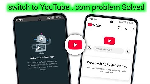 How to fix youtube switch to youtube.com problem 2025 | switch to youtube.com problem (2025)