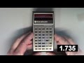 Minute vintage  calculatrice de programmeur ti