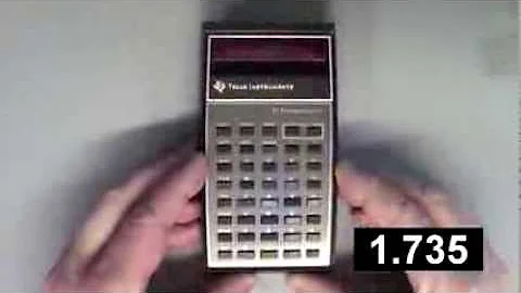Vintage Minute - "TI Programmer Calculator"
