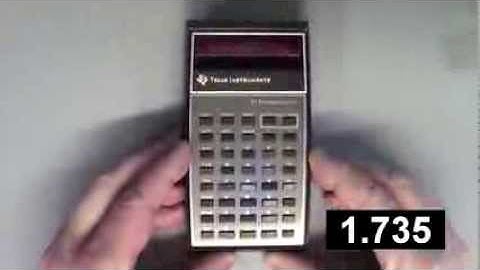 Vintage Minute - "TI Programmer Calculator"