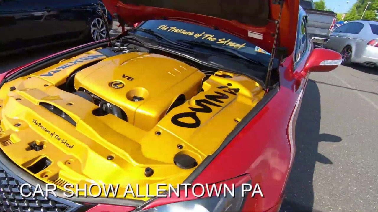 EXHIBICION DE AUTOS ALLENTOWN PA !!! YouTube
