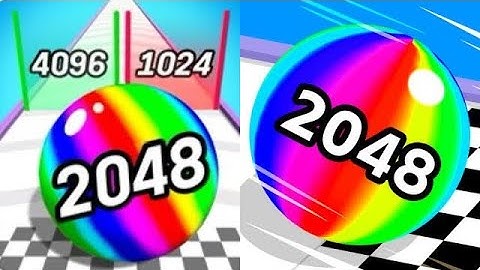 2048 | Ball Run 2048 vs Number Ball Race & Merge 3D (Level 496) - iOS Android Gameplay #cutiepie22yt
