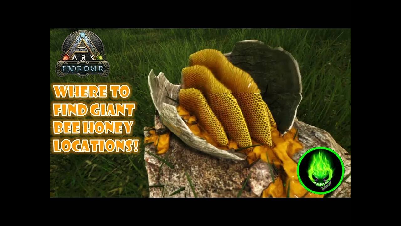 Ark FJORDUR How To Get HONEY Without Giant Bee Hives & Where To Find
