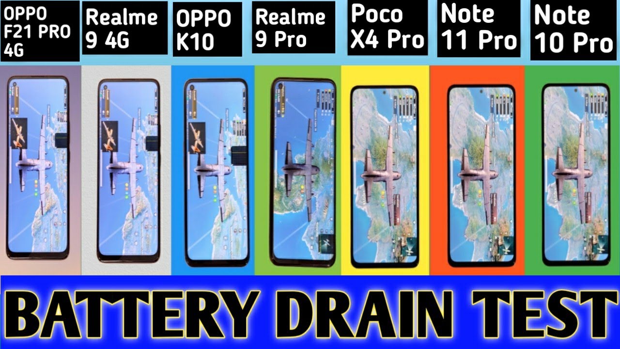 realme 9 vs redmi note 10s battery test