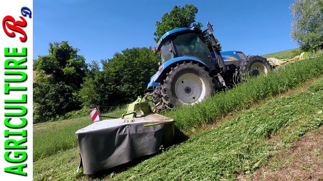 New Holland T6070 con Claas DISCO 3100 FRC & DISCO 2700 - Fienagione 2020