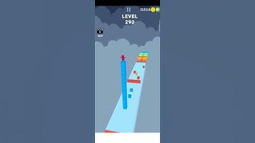 cube stacker surfer best Android and iOS gameplay level 290