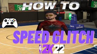 HOW TO SPEED GLITCH IN NBA 2K22 *HANDCAM*  NEW SPEED GLITCH ON NBA 2K22 TUTORIAL