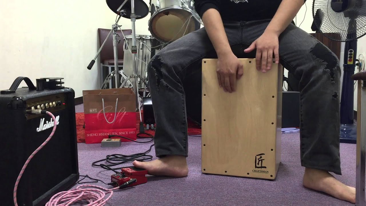 木箱鼓(カホン.cajon) Boss Loop Station 效果器 YouTube