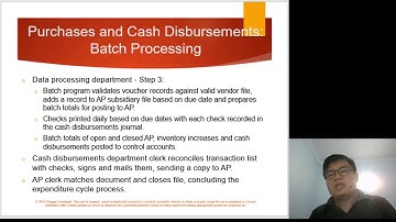 Auditing the Expenditure Cycle