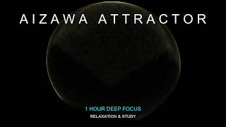 Aizawa Attractor - 1 HOUR DEEP FOCUS - The Cosmic Sphere 🌌✨ #math #study #meditation