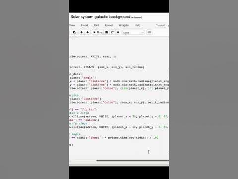 Making Solar System using Python Pygame - YouTube