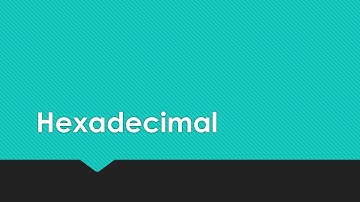 Subnetting Part-2, Hexadecimal