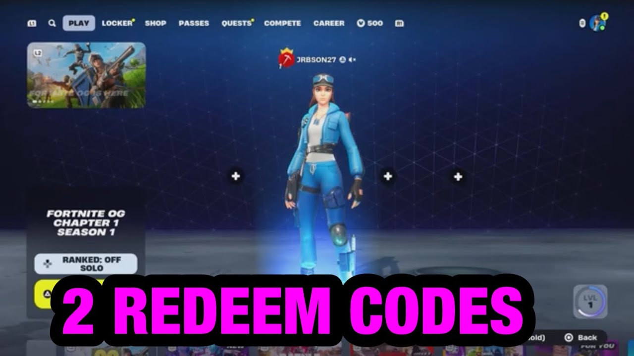 2 REDEEM CODES IN FORTNITE JANUARY 2025 | FORTNITE FREE REDEEM CODES ...