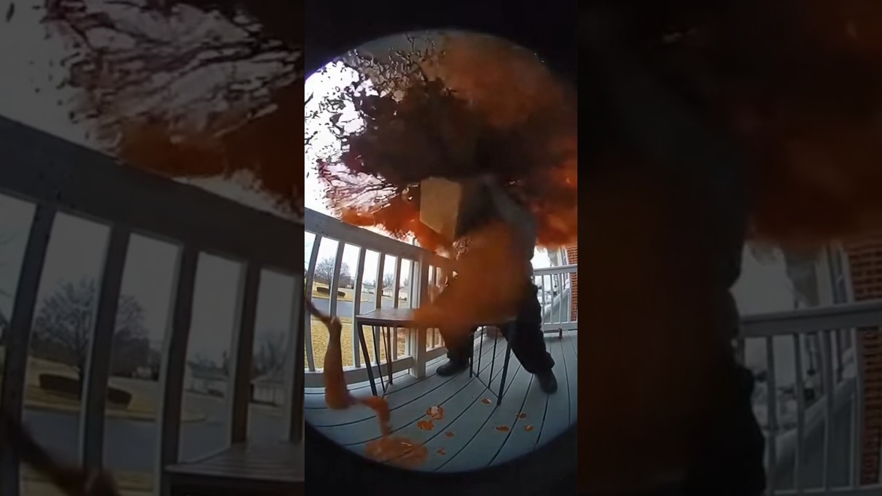 Thief Talks Big at the Front Door