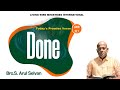 Today’s Promise Verse || Done || Bro.S.Arul Selvan.