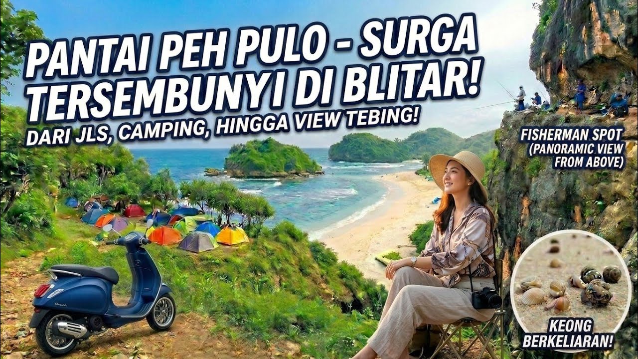 Ada Raja Ampat Tersembunyi di Blitar - Pantai Peh Pulo & Akses JLS Terbaru