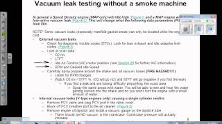 Vacuum leak testing without a smoke machine (an SD Premium video)
