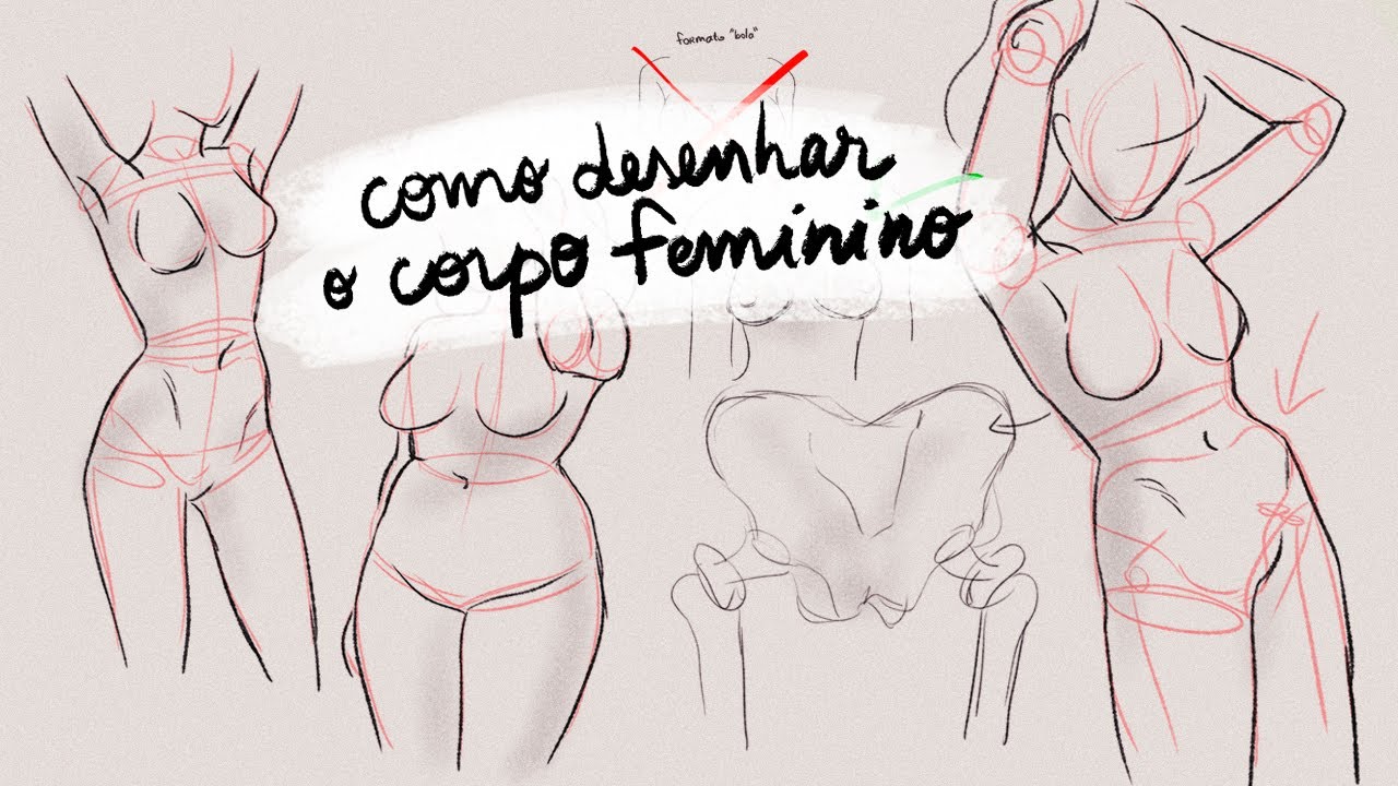 Como Desenhar Boca Feminina [VÍDEO + TUTORIAL] - Desenhos Realistas