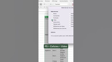 Comment remplir des cellules vides sur Excel? #raccourci #excelfrancais #astuceexcel #apprendreexcel