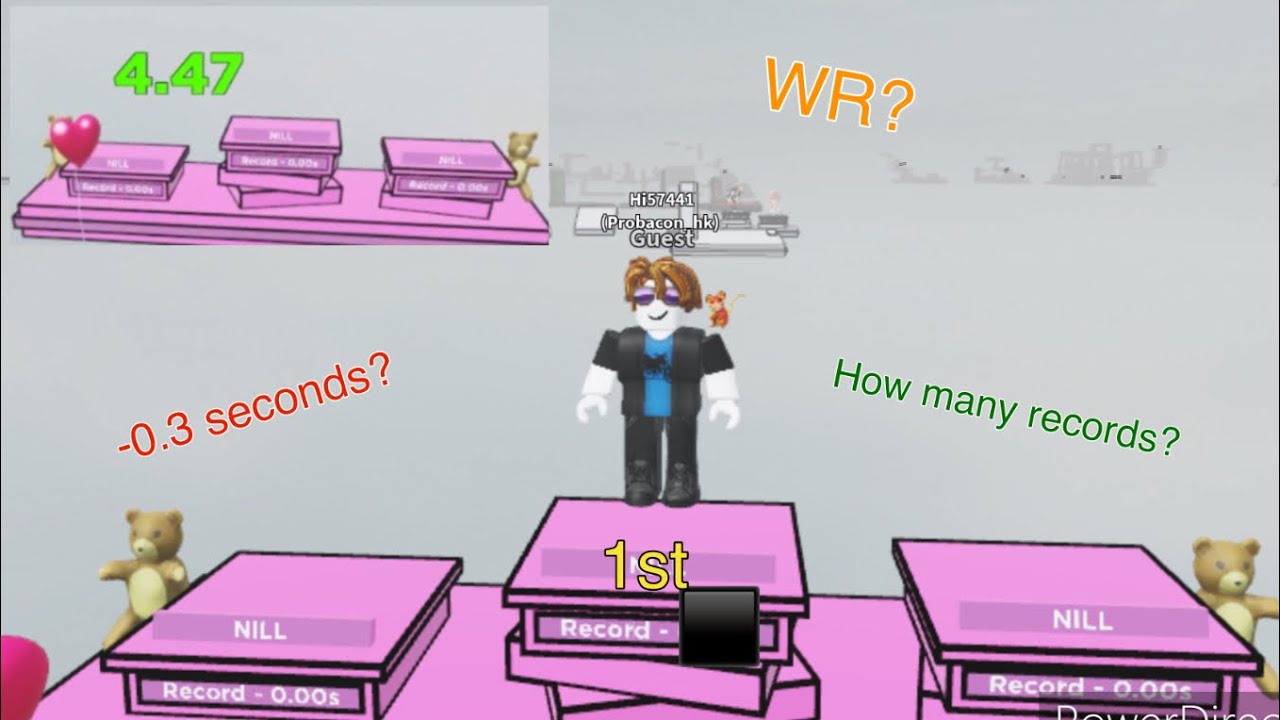 Gobdev’s Time Record update 4 records?