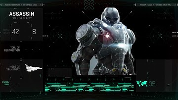 HUD UI Game Warrior Screen After Effects Templates