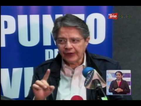 Lasso cree que habrá segunda vuelta