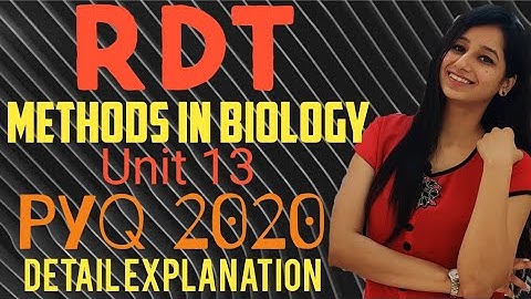 Methods in Biology Previous Year Question 2020|Detailed Solution|Unit 13|Recombinant DNA Technology