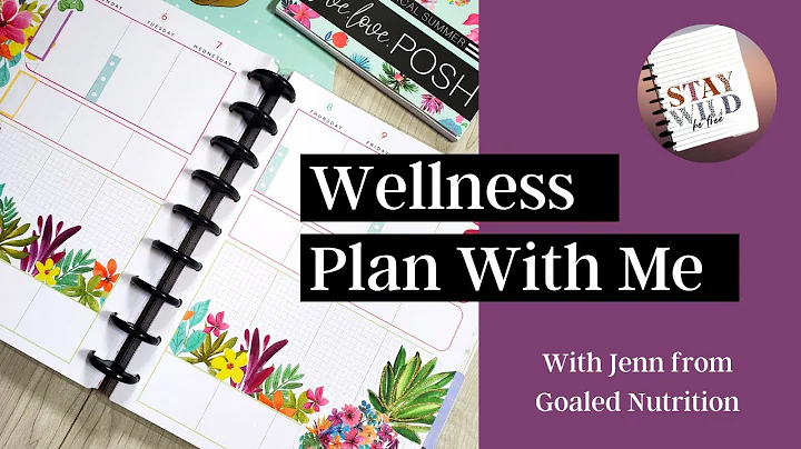 Plan With Me//Happy Planner Wellness Spread