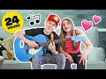 MAKING A HIT LOVE SONG IN 24 HOURS with MY GIRLFRIEND **Cute Reaction**🎸❤️|Lev Cameron