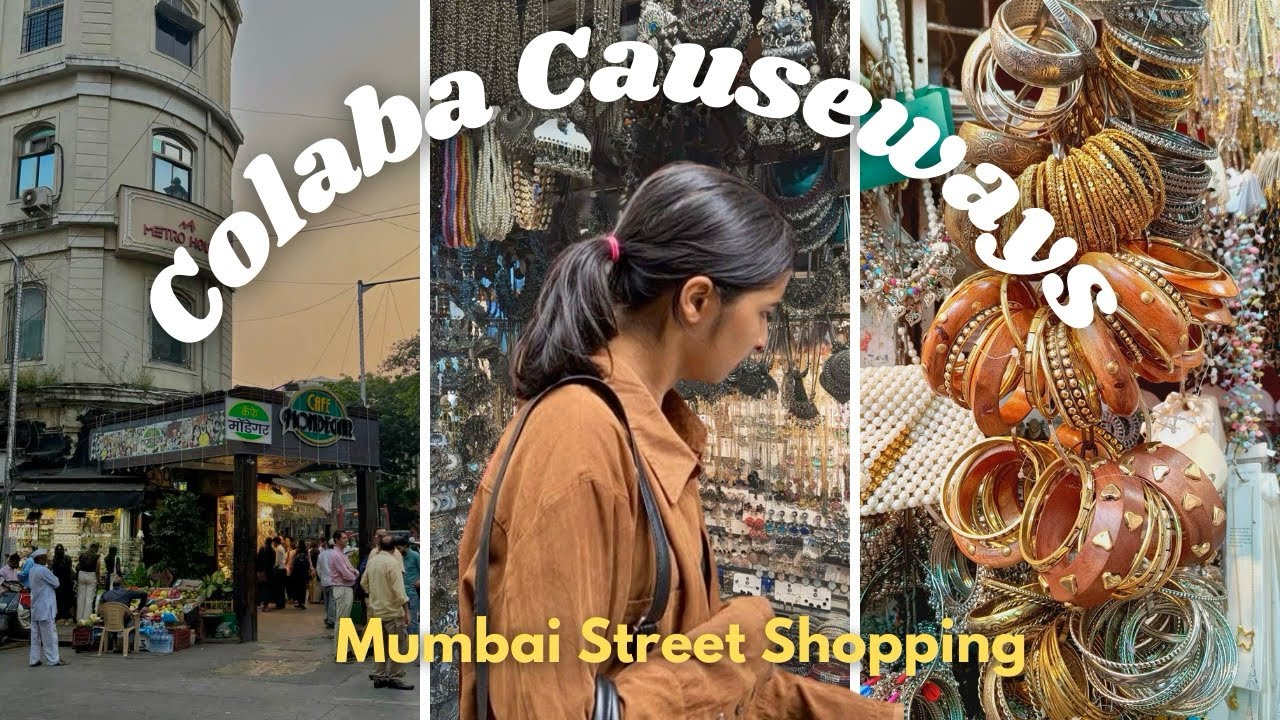 Рынок Колаба Козуэй, Мумбай | Покупки на Колаба Козуэй | Уличный шопинг в Мумбаи 🛍️ Модные платья...