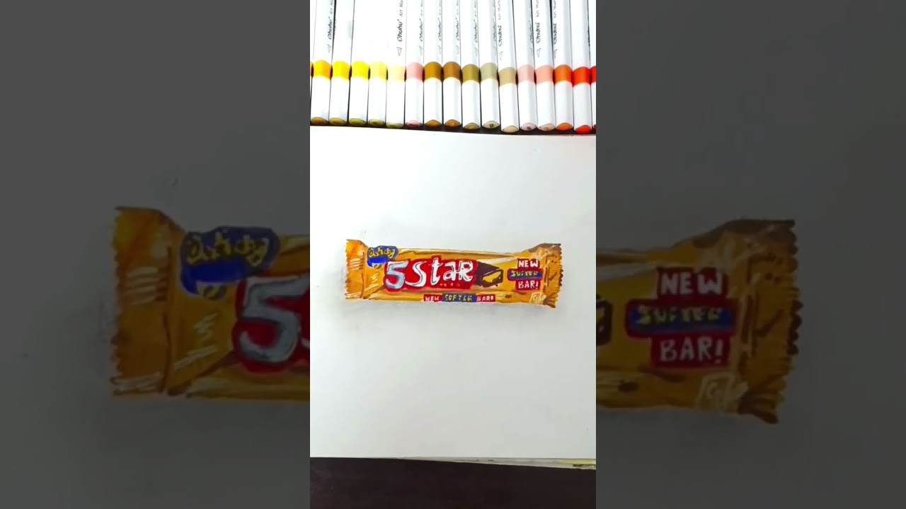 😍🍫3D delight: Cadbury 5 Star comes to life in this incredible artwork!